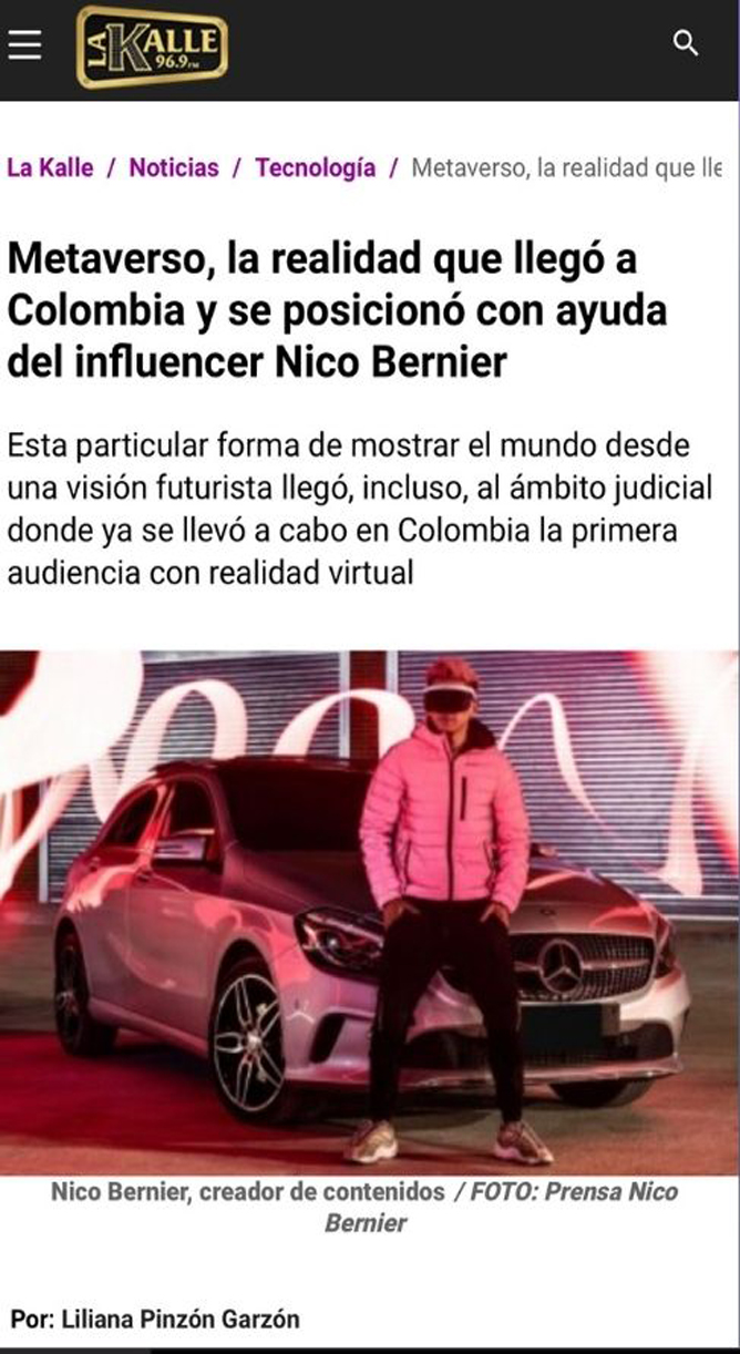 Nico Bernier en La Kalle